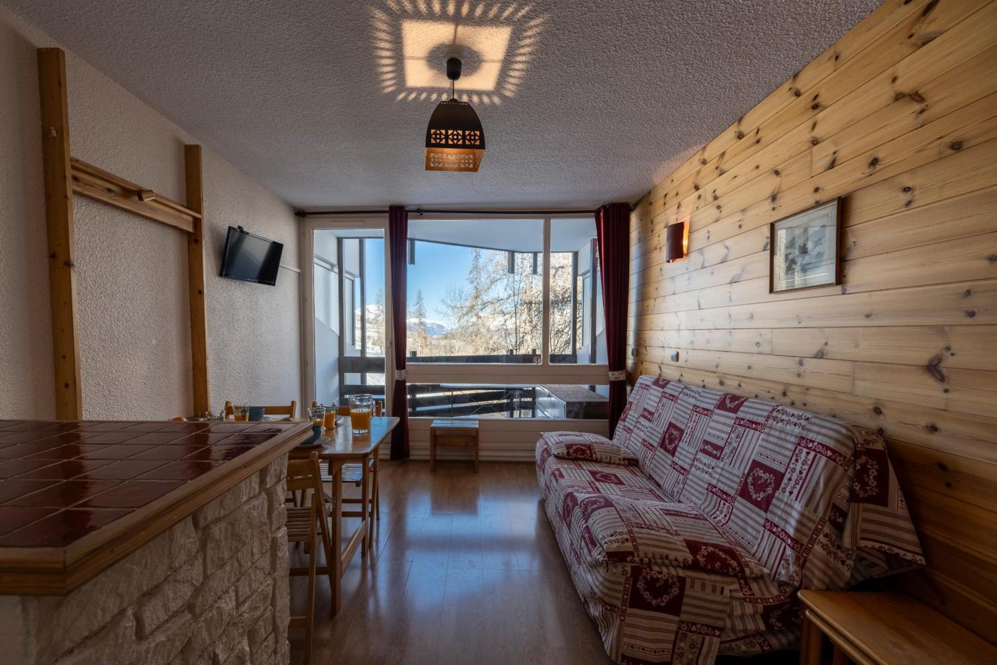 Apartamento Doux Crepuscule - Au Bord Des Pistes - Parking Enchastrayes Exterior foto